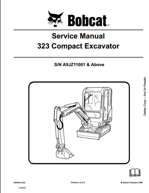 2007 bobcat 323 mini excavator for sale|bobcat 323j workshop manual.